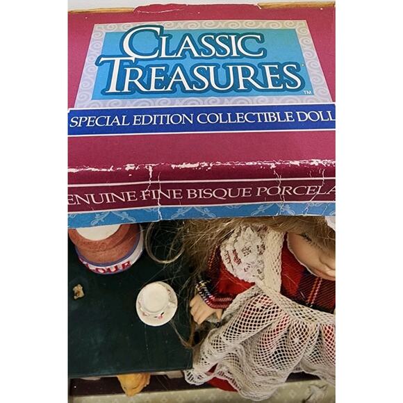 Collector's Choice Genuine Fine Bisque Porcelain Doll Near Mint Condition - Picture 5 of 12